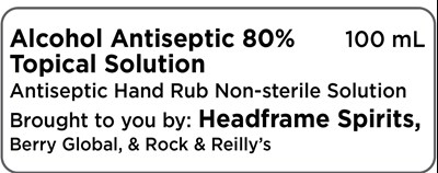 100 mL Label Front - Hand Sani Labels 100ml 2nd batch front