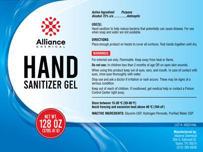 3785 mL Label (Label Hand Sanitizer3 Gallon)