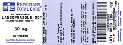 Lansoprazole Delayed-release Orally Disintegrating Tablets 30 mg (6205)