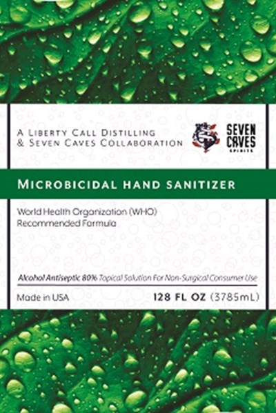 3785ml (Handsanitizerlabel128oza)