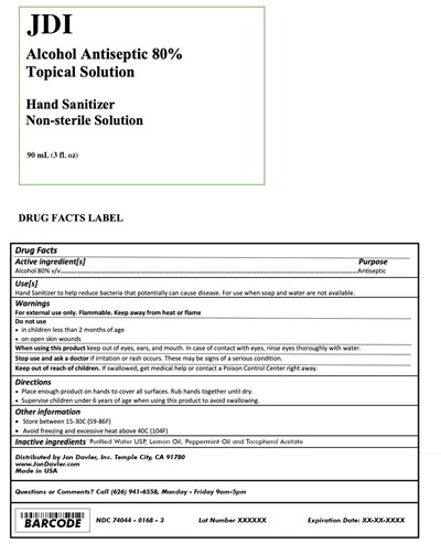 Front And Back Label 90ml Spray (Jdi Label)