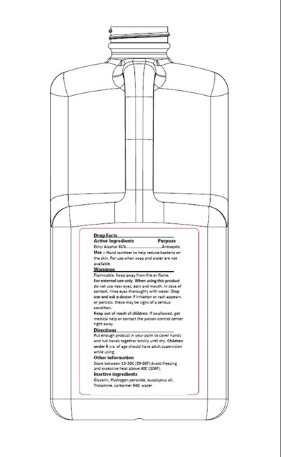 1.893l/ 0.5g Back (Liberty Hand Sanitizer 61 64oz Back2)
