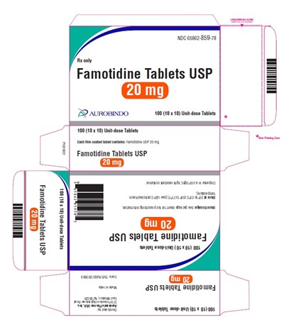 famotidine-fig2.jpg PACKAGE LABEL-PRINCIPAL DISPLAY PANEL - 20 mg (10 x 10) Unit-dose Tablets - famotidine fig2