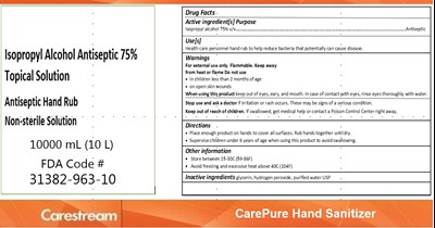 10000 mL (10 L) (31382 963 10)