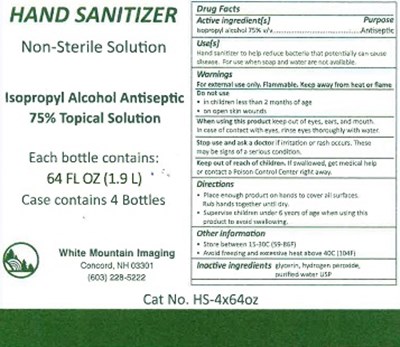 Wmi Hand Sanitizer Label
