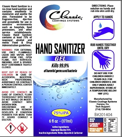 177.441 ml label - GEL