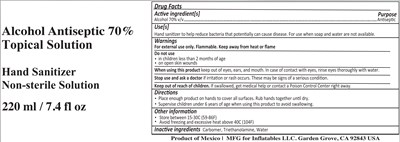 220ml Bottle Label (170 220 08)