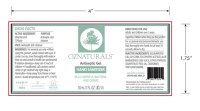 1 Oz Sanitizer Label (1oz Sanitizer Label)