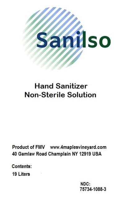 Sanilso Label 19000ml (Sanilso Label 19l)