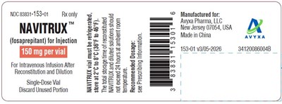 Navitrux (fosaprepitant) For Injection, 150 mg/vial (Container Label)