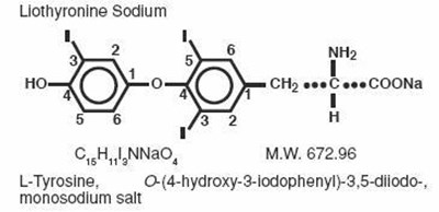 Structural Formula (Liothyroninesod Structure)