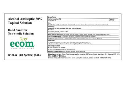 Package Label (Ecomhndsntzr80ea)