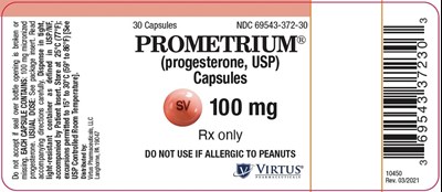 100 mg Capsule Bottle Label - prometrium 03