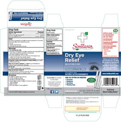 Principal Display Panelndc 59262-375-12dry Eyerelief0.4 mL/0.014 Fl Oz Each (Dry Eye Relief Monodose 01)