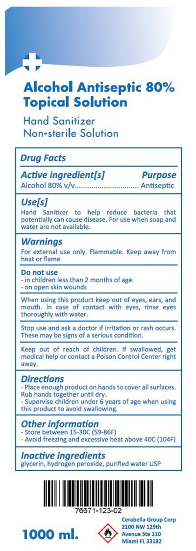 Spray Label (76671 123 02)