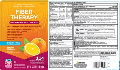 Rite Aid Fiber Therapy Powder 114 Teasppon Doses (Gdc405)