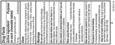 Spl Cetirizine 10mg Allergy 22