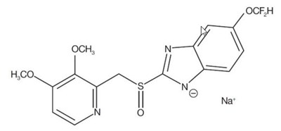 Pantoprazole Structural Formula (Image 01)