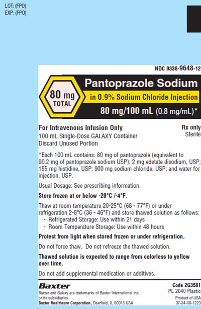 Pantoprazole Representative Container Label 1 Of 2 0338-9648-12 (Image 10)
