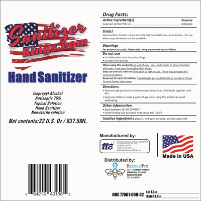 77061-000-32 BOTTLE FRONT AND BACK LABEL - 77061 000 32