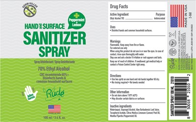 preview-lightbox-RUDE_HandSanitizer_100ml_OUT.jpg Rude Spray 100ml - preview lightbox RUDE HandSanitizer 100ml OUT