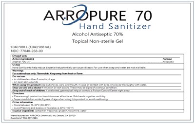 1040988 ml label - 77040 268 00