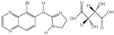 Brimonidine Chemical Structure - brimonidine