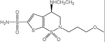 Brinzolamide Chemical Structure - brinzolamide