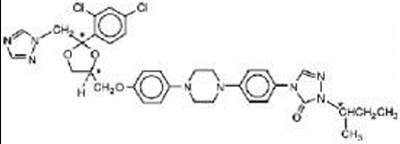 Chemical Structure - sporanox 01