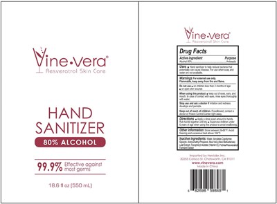 Package Label (80vvhndsntzr550pchna)