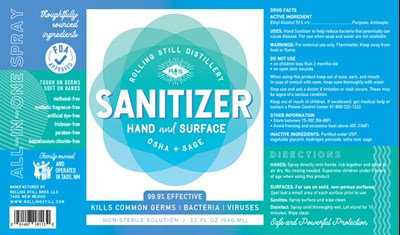 32oz Spray Label