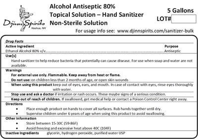5 Gal Label (Label5gal)