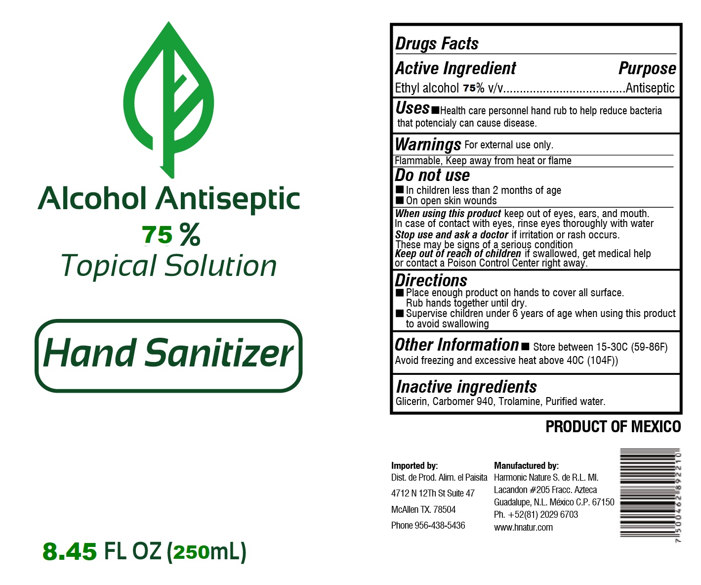 Ndc 234 Hand Sanitizer Alcohol