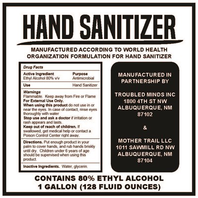 1 Gallon Label (Hand Sanitizer Label)