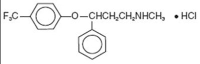 fluoxetine-str.jpg Chemical Structure - fluoxetine str