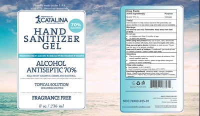 8 oz Bottle of Hand Sanitizer - 76902 025 01