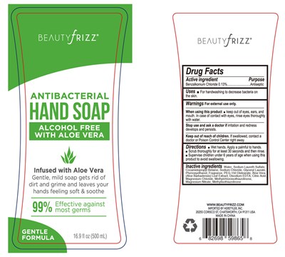 Package Label (Bzkhndsoap500aloe)