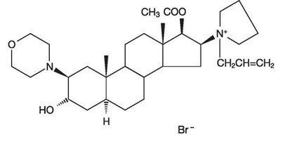 Structural Formula (Rocuronium Bromide Injection 1)
