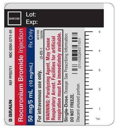 Pfs5711 Syringe Label (Rocuronium Bromide Injection 5)