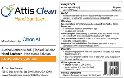 AttisClean2.jpg 9463 mL label - AttisClean2