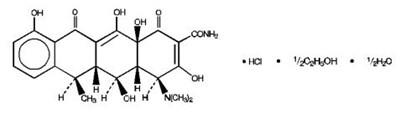 Structural Formula Of Doxycycline Hyclate (Image 1)