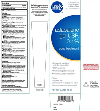 Adapalene Usp 0.1% (retinoid)* *read Consumer Information Leaflet (Adapalene Gel Usp 0 1 Percent 1)