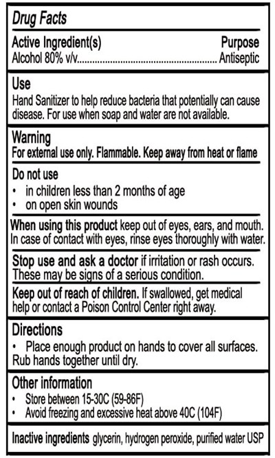 100 mL Label (back) (Etiqueta 100ml Reverso)