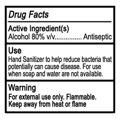 30 mL Label (back) (Etiqueta 30ml Reverso)