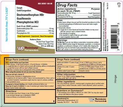 PRINCIPAL DISPLAY PANEL - 240 mL Bottle Label - dextromethorphan 01