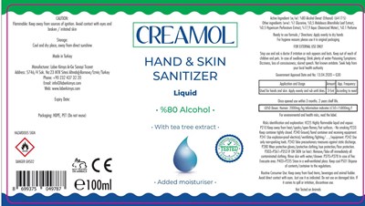 100 ml label - Labelling