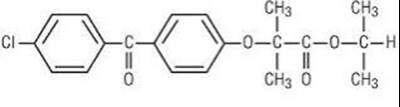 Structure Fenofibrate