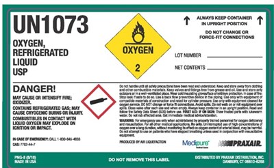 Product Images Oxygen Photos - Packaging, Labels & Appearance