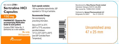 150 mg Label (Sertraline HCl Capsules 2)