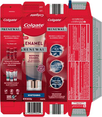 PRINCIPAL DISPLAY PANEL - 85 g Tube Carton - colgate enamel 01
